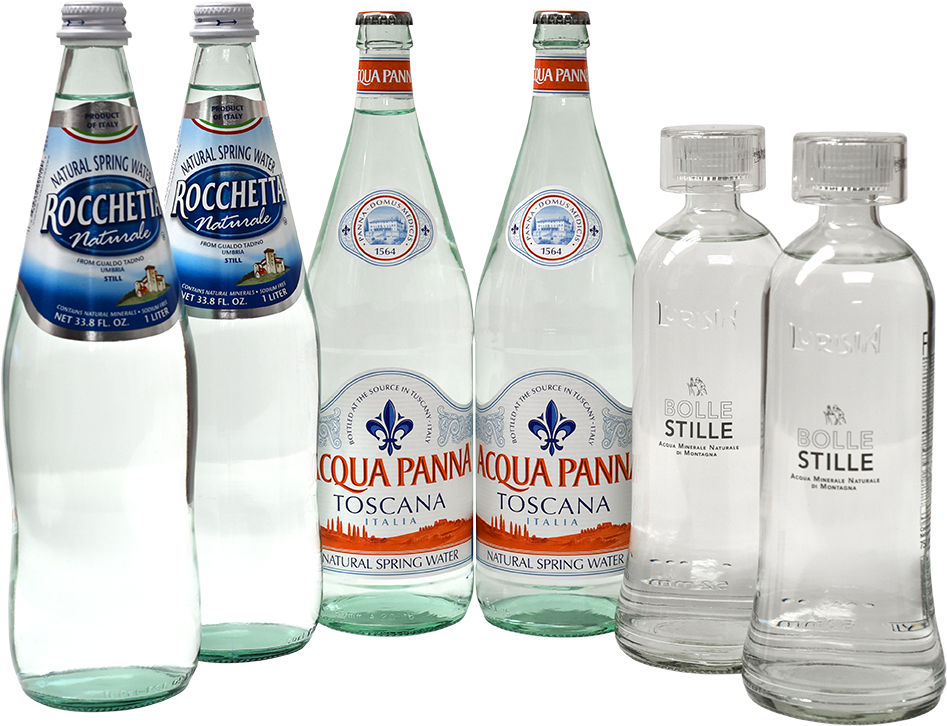 6 Water Bottle Group 1 (947x726), Png Download