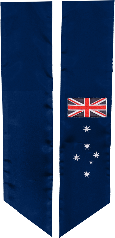 Study Abroad Sash For Australia - Flag (694x1041), Png Download