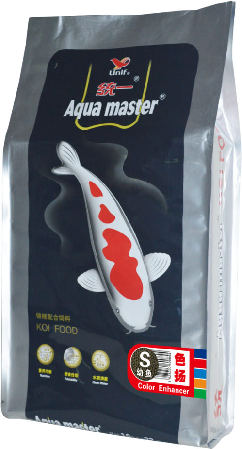 Pond Fish Food, Pond Fish Food Suppliers And Manufacturers - Aqua Master Color Enhancer Koi Food 11 Lbs. (610x1000), Png Download