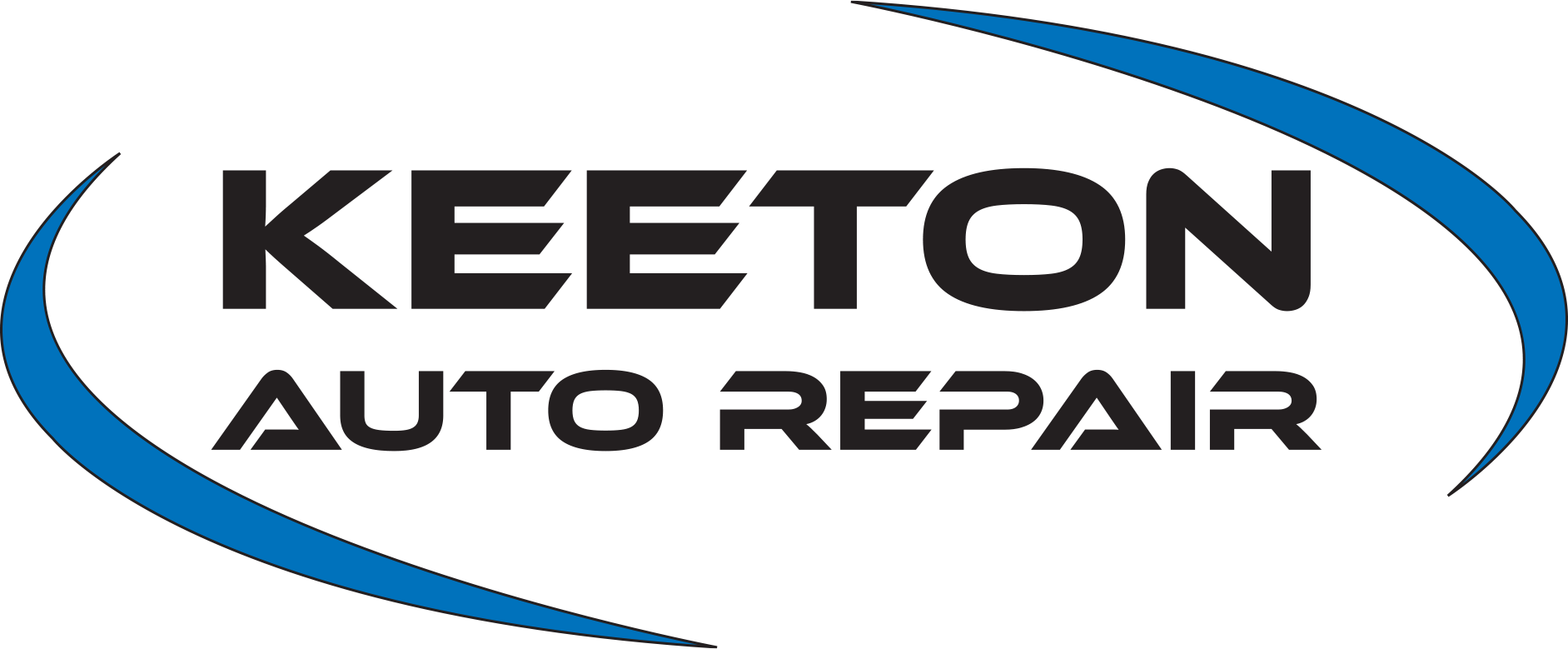 Keeton Auto Repair Logo - Rep Fitness Red Pull-up Band - 1/2 Inch Wide (5-35 (1883x779), Png Download