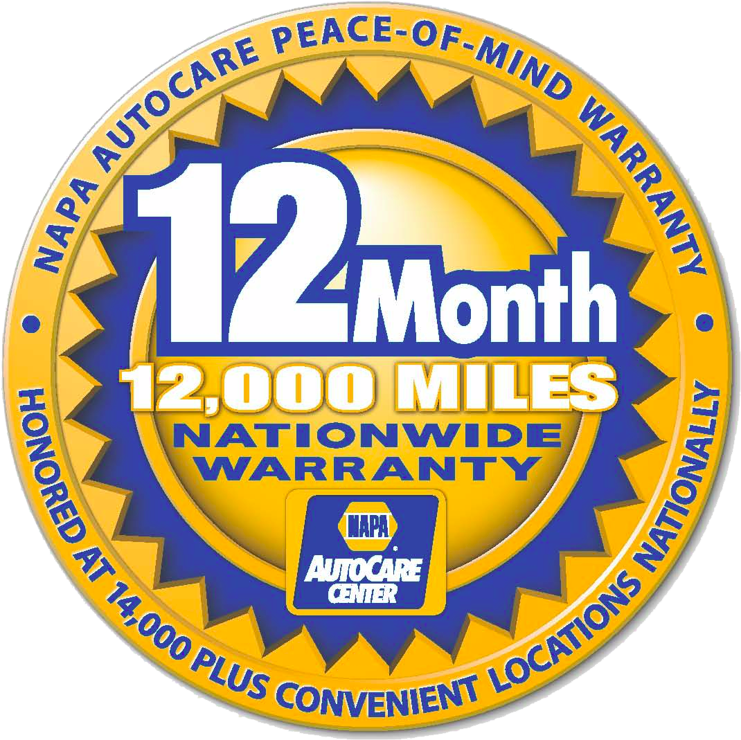 Warranty - Elliston Repair - > - Napa 12 Month Warranty (1103x1103), Png Download