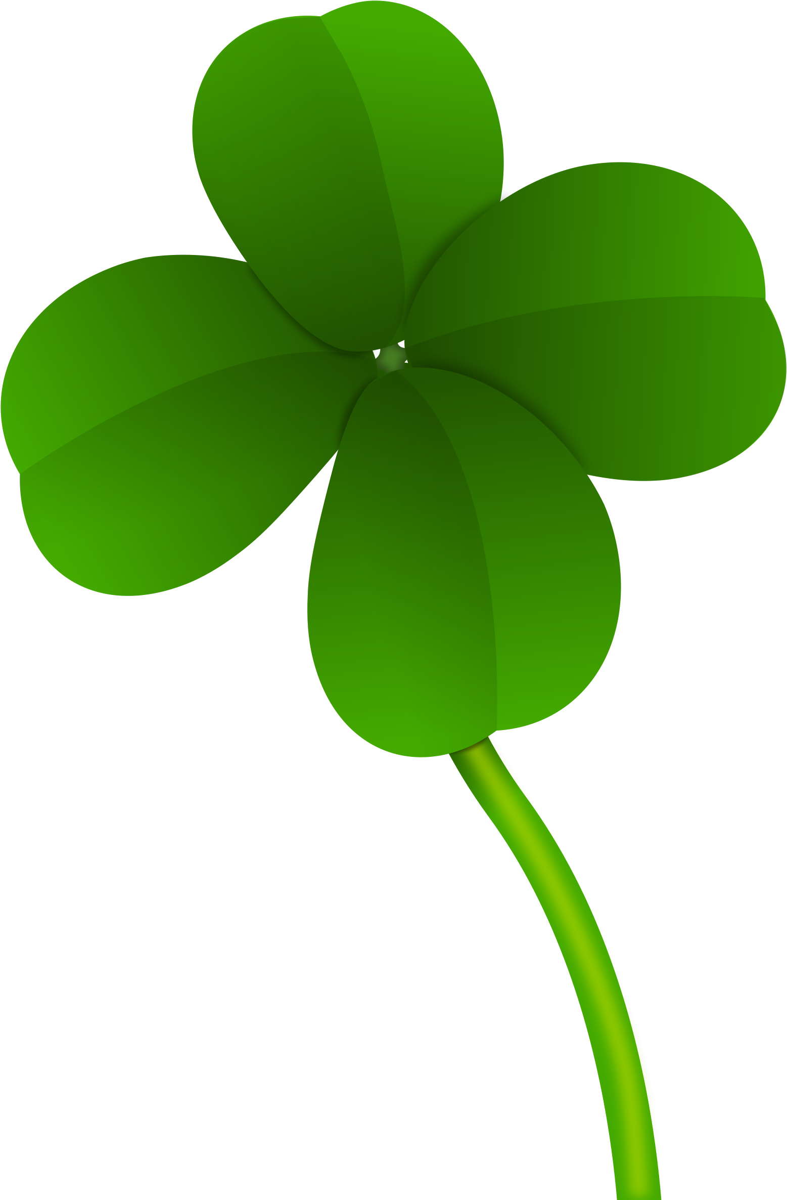 Graphic Transparent Stock Png Images Free Download - Four Leaf Clover Transparent (1697x2400), Png Download