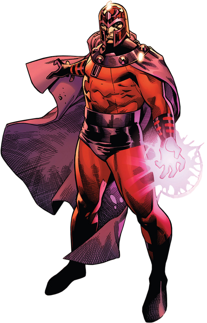 Marvel Magneto Png - Marvel Character (870x1400), Png Download