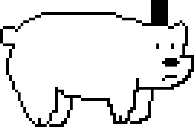 Ice Bear - Ice Bear Pixel Art (760x490), Png Download
