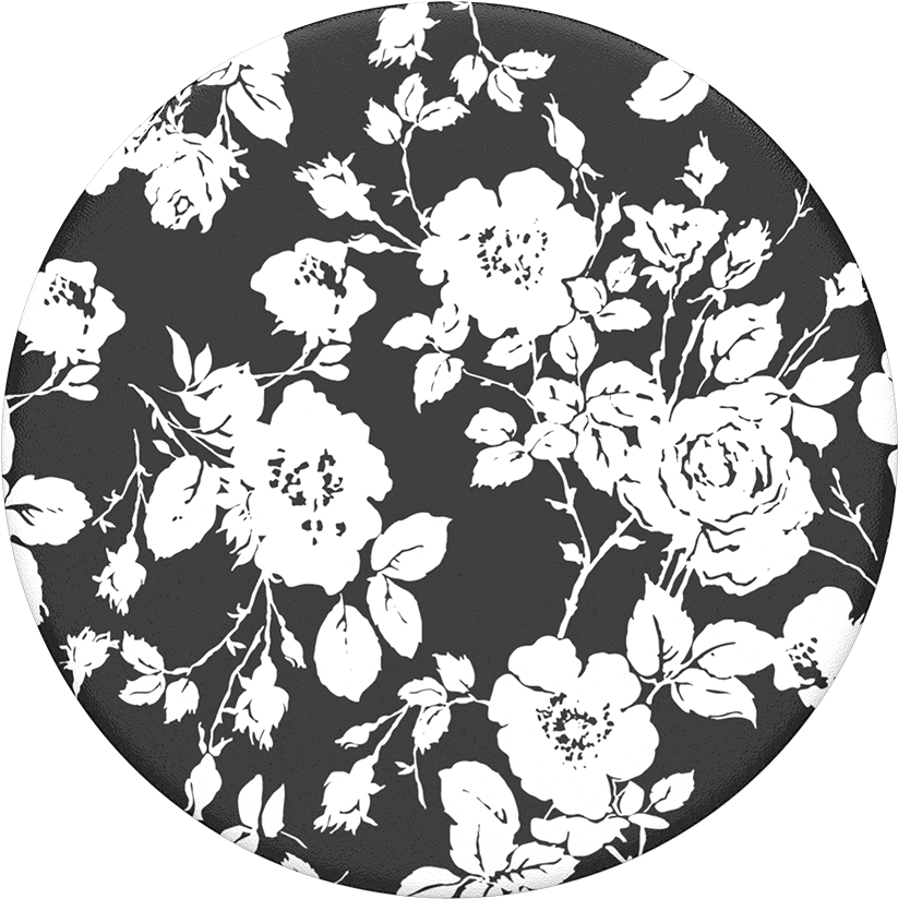 Monochrome Rose - Hipster Grunge Wallpaper Black And White (1000x1000), Png Download