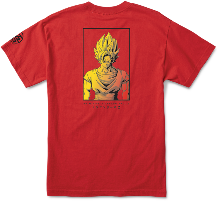 Papho1830 Goku Saiyan Style Ss Tee Red B 800x Ff09c273 - Gilgamesh T Shirt (800x800), Png Download