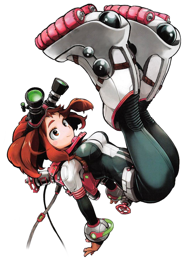 That Giorno Giovanna, Whom I Hate Ch - Ochako Uraraka Official Art (653x913), Png Download