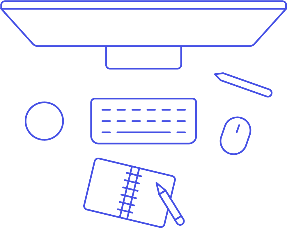 07 Surface Studio Pen Keyboard Dial - Electric Blue (1025x1025), Png Download