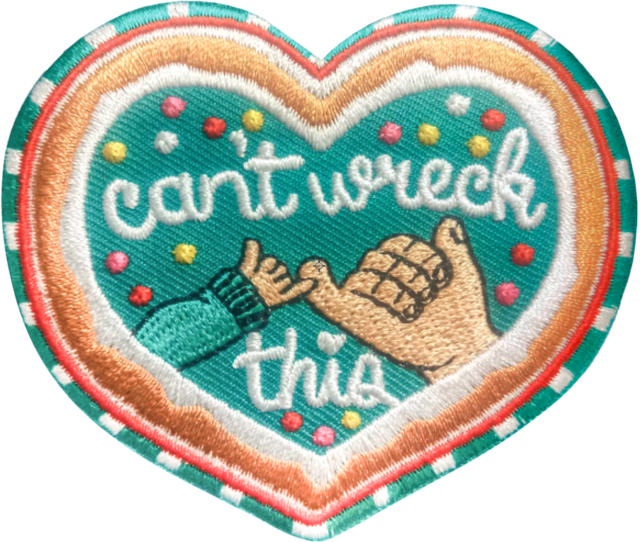 "can't Wreck This" Wreck It Ralph Inspired Patch - Needlework (1024x1024), Png Download