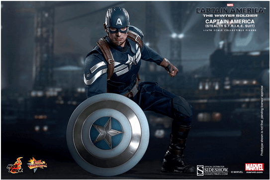 1 Of - Captain America: Strike Suit Version: The Winter Soldier: (600x600), Png Download