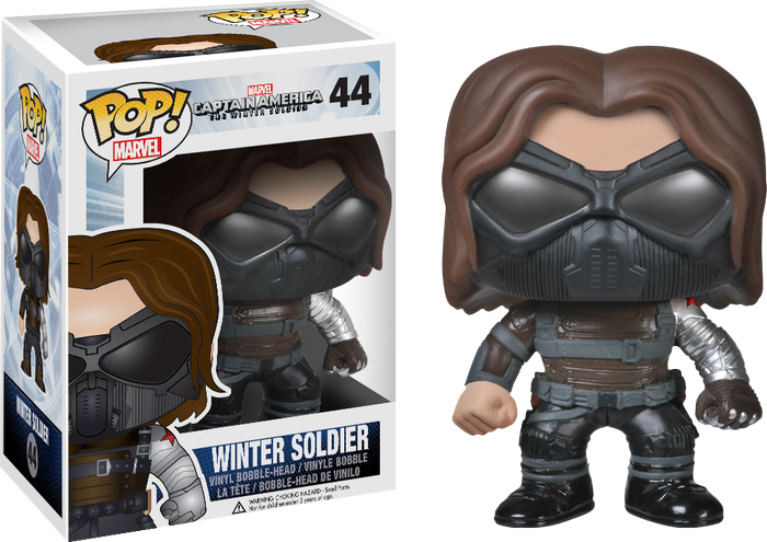 #44 Winter Soldier - Winter Soldier Pop Vinyl (700x495), Png Download