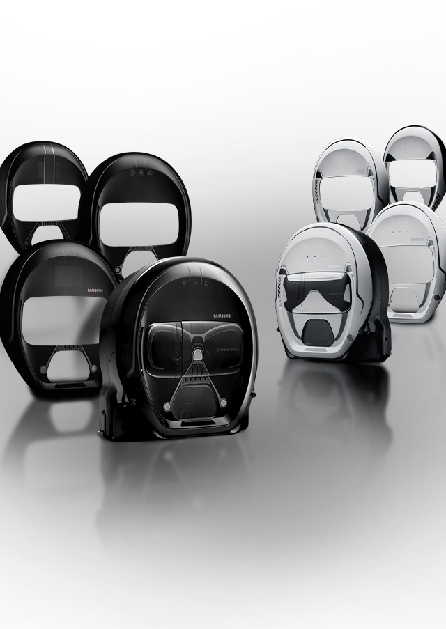 The Faces Of Darth Vader And The Stormtrooper Are Printed - Titanium Ring (640x903), Png Download