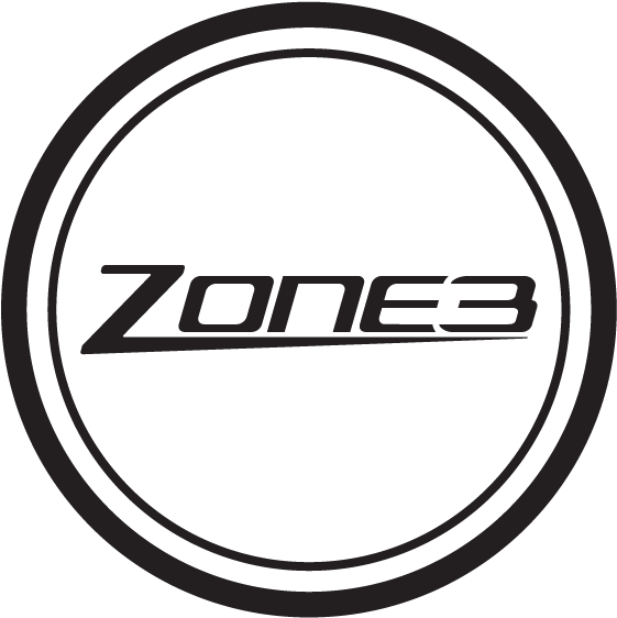 Zone3 Circle Logo Bl - Zone 3 Swim Buoy Hydration Control (604x597), Png Download