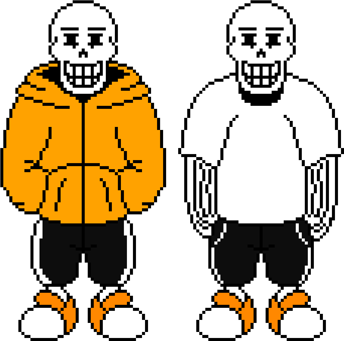 Papyrus - Pixel Art (1270x1150), Png Download