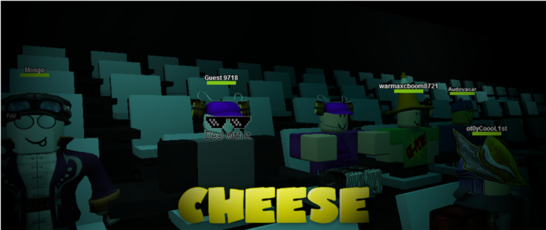 Roblox Go - Cinema Movie Theater Roblox (768x432), Png Download