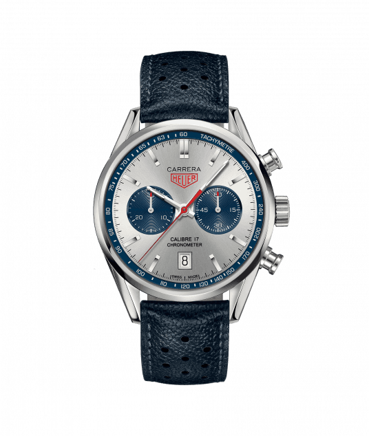 Tag Heuer Carrera Calibre 17 Automatic Chronograph - Jack Heuer Carrera 17 (536x634), Png Download