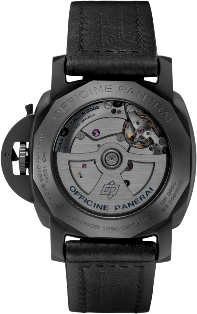 Luminor Gmt 10 Days - Panerai Tutto Nero Ceramica (683x1024), Png Download