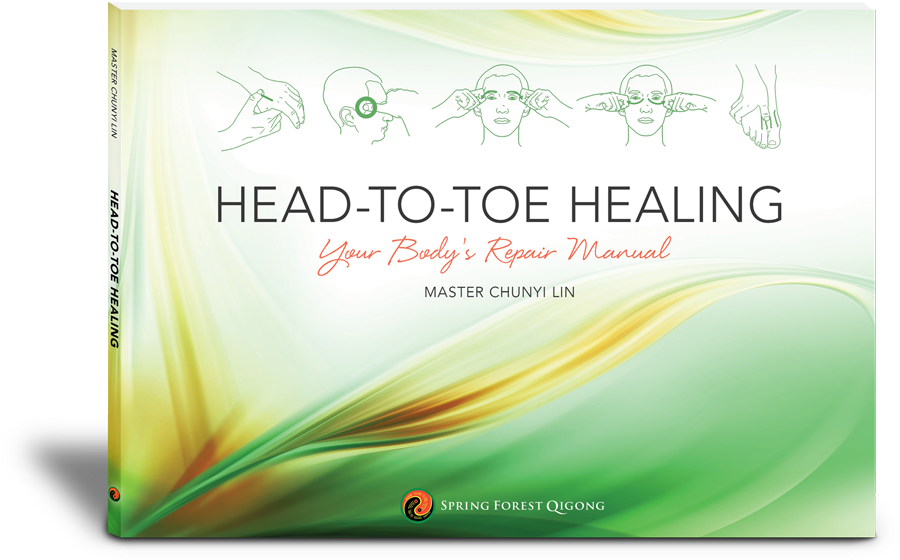 Spring Forest Qigong Head To Toe Healing Book - Graphic Design (1000x581), Png Download