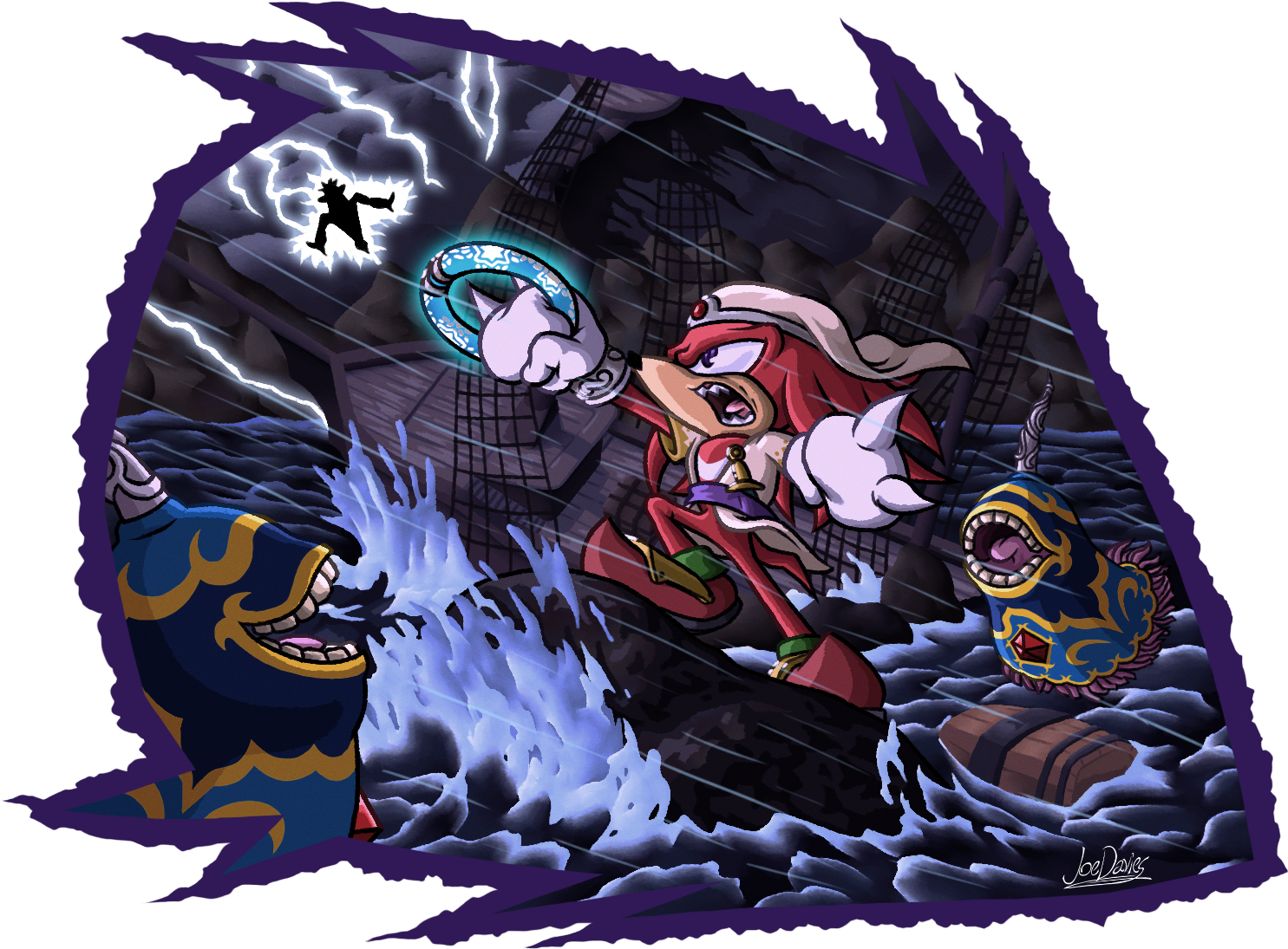 Sonic The Hedgehog - Illustration (1500x1100), Png Download