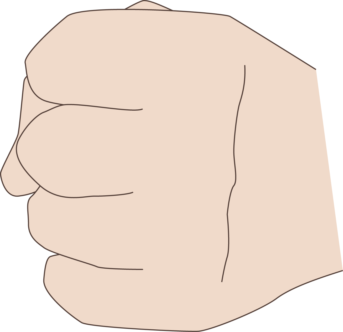 Hand Shape Library - Illustration (1305x1263), Png Download