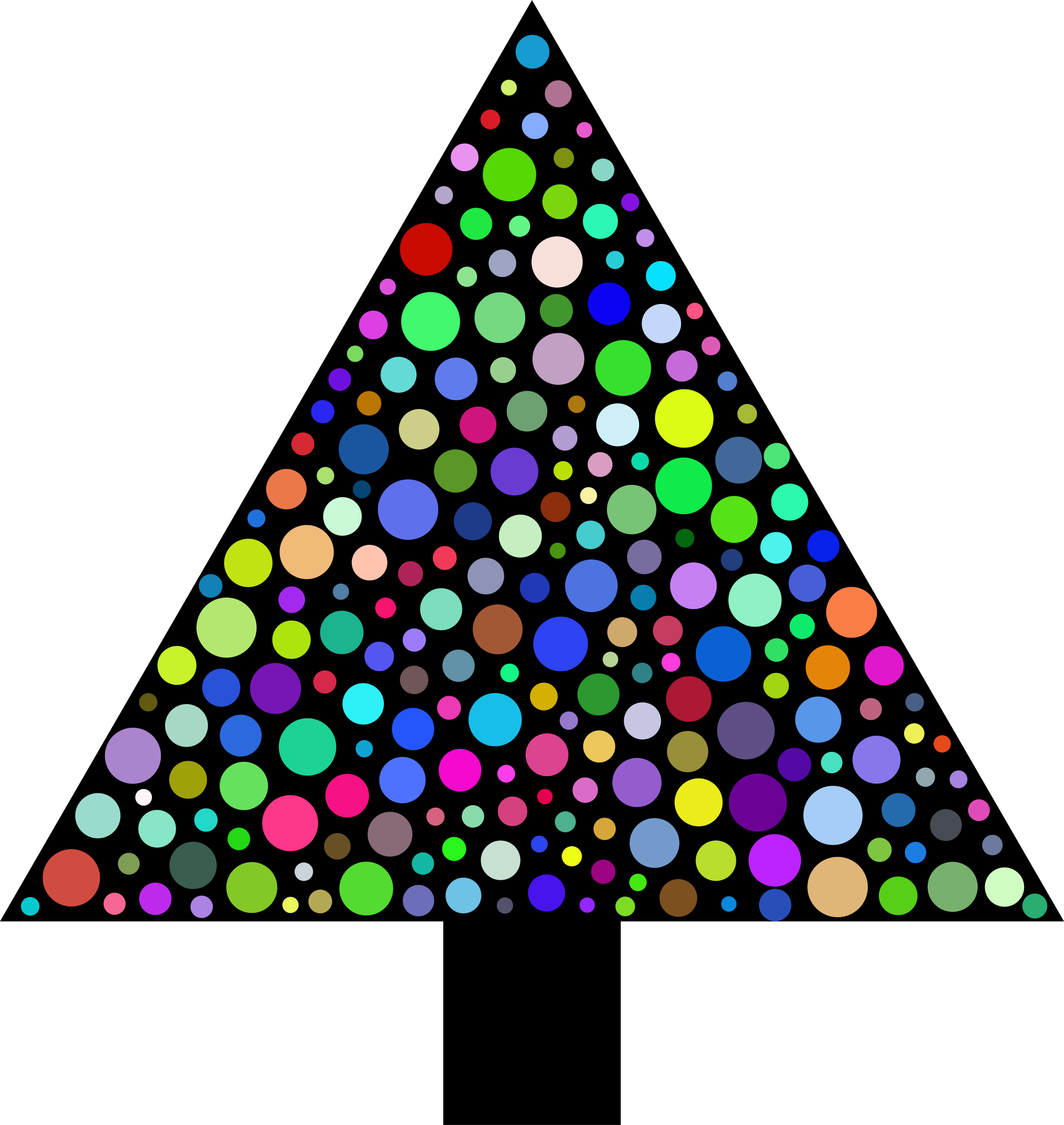 Big Image - Christmas Tree (2156x2280), Png Download
