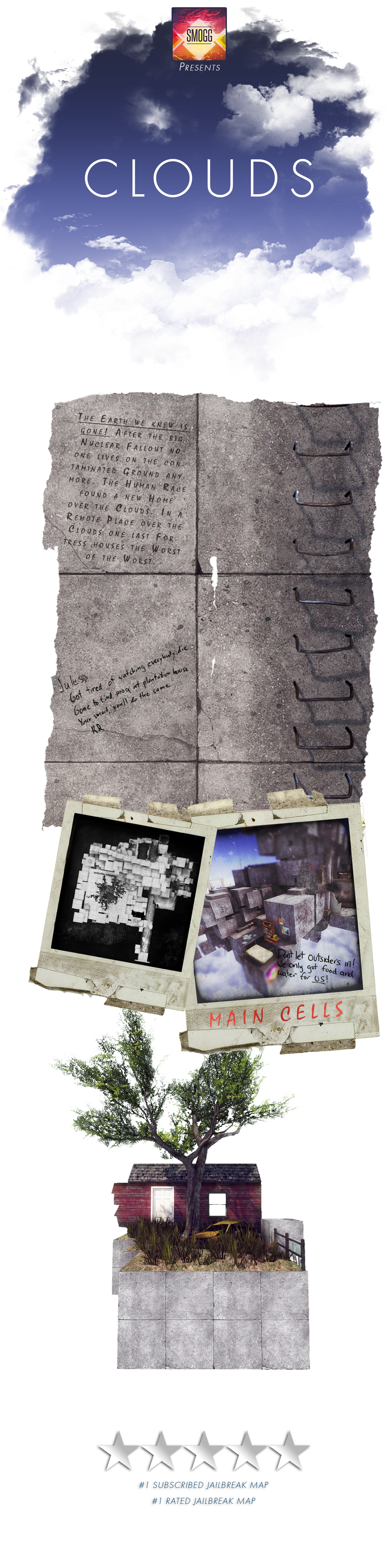 Subscribe To Download Jb Clouds - House (1024x4200), Png Download