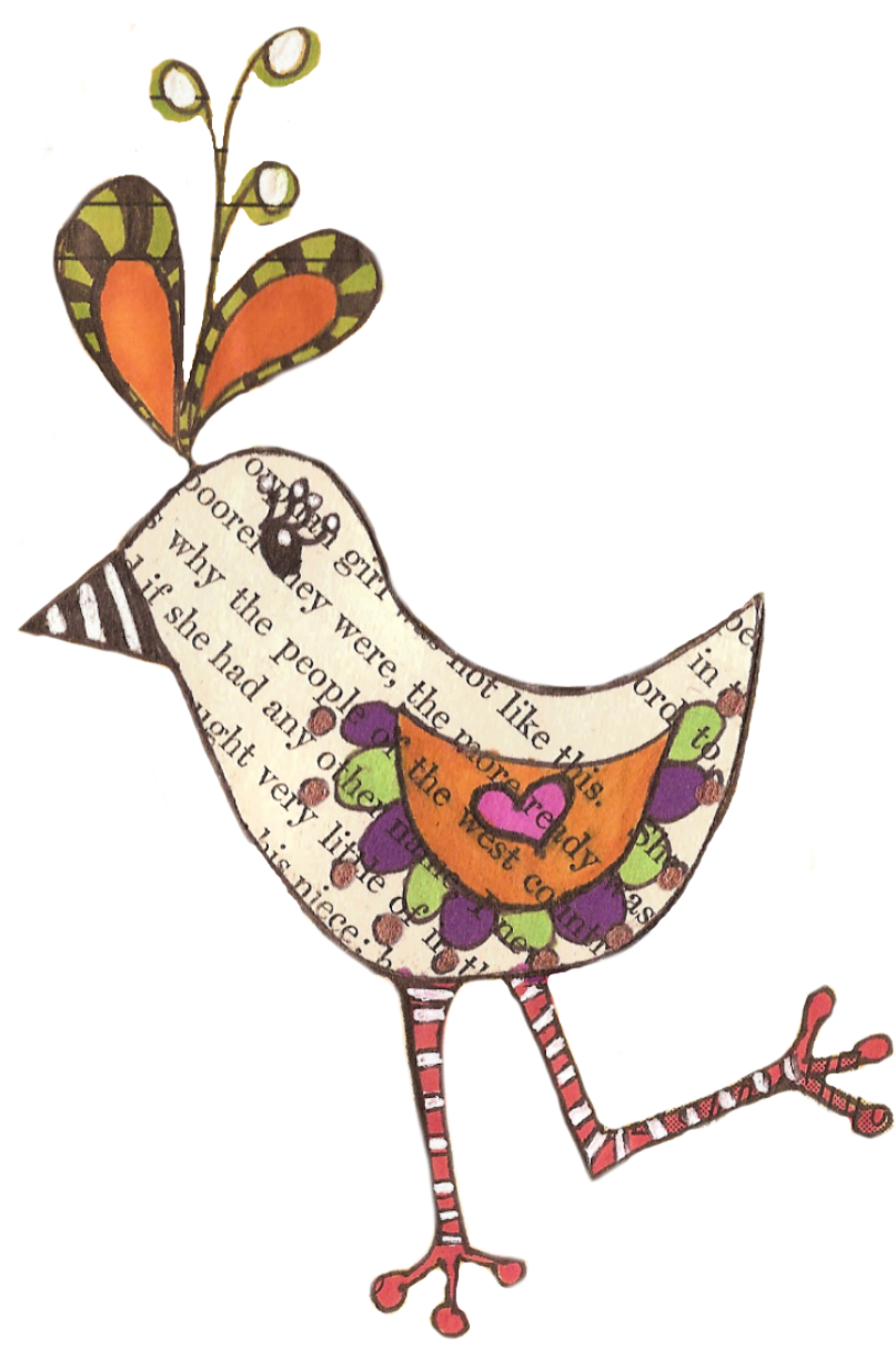 Funny Bird - Cartoon (836x1220), Png Download