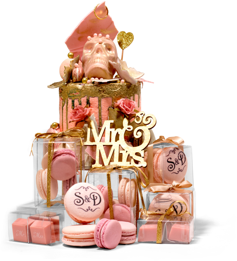 Custom Macarons - Cartoon (1500x1000), Png Download