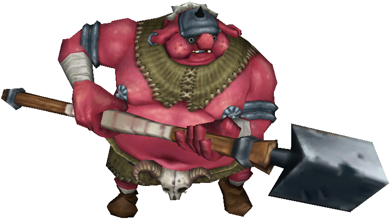 Great For Kids Zelda Wood Sword Twilight Princess Link/'s - Zelda Skyward Sword Moblin (766x431), Png Download