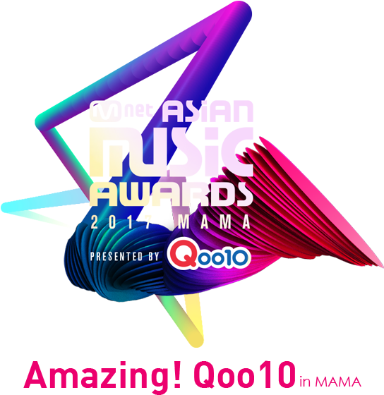Mnet Asian Music Award 2017 Mama, Presented By Qoo10 - Mnet Asian Music Awards Png (550x590), Png Download