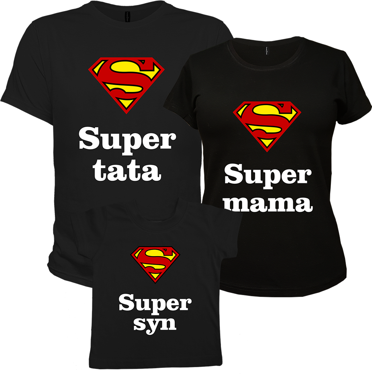 Zestaw Koszulek Super Mama - Superman (1424x1424), Png Download