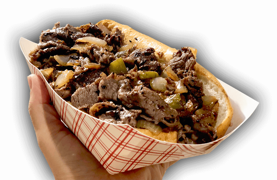 Metropolis Cheesesteak - Cheesesteak (900x584), Png Download