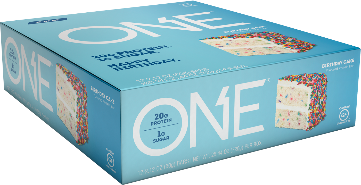 2 Ob Web Trays Bdaycake 9086650c 2f9a 43b8 Be82 8e94cd808fc9 - Iss One Bar Birthday Cake (1400x718), Png Download