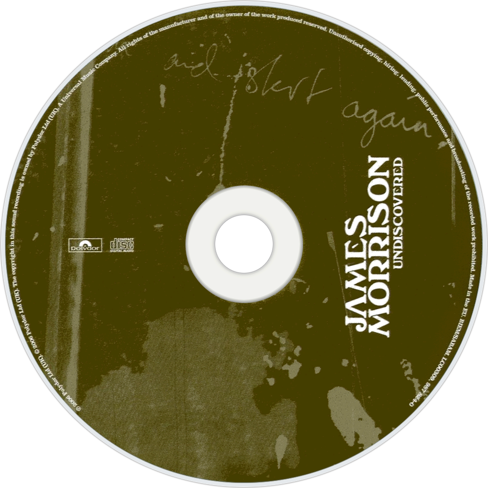 James Morrison Undiscovered Cd Disc Image - James Morrison Limited Edition (1000x1000), Png Download