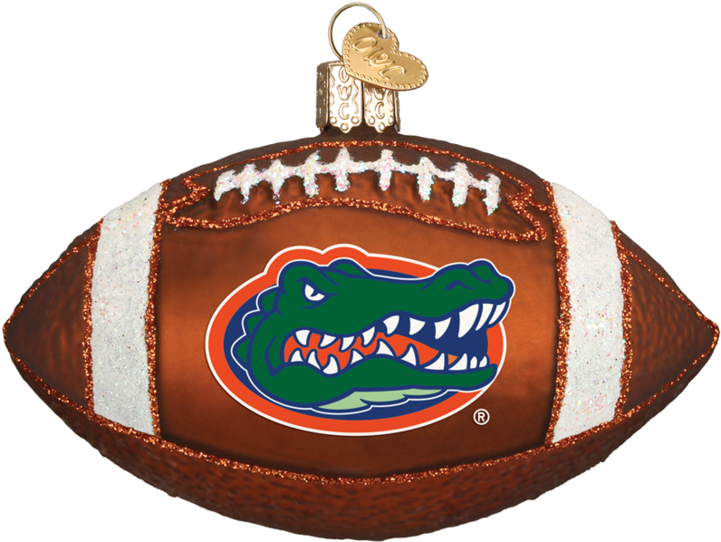 Old World Christmas Gator Football Ornament - Florida Gators (1024x1024), Png Download