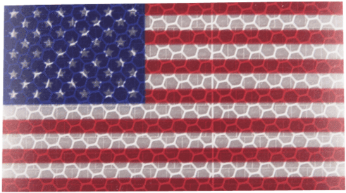 United States - Hiviz - Patchpanel - American Flag (700x700), Png Download