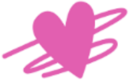 Hearts Heart Tumblr Cute Pink Swirl - Grunge Painted Music Notes Love Heart Ornament (ov (1024x1024), Png Download