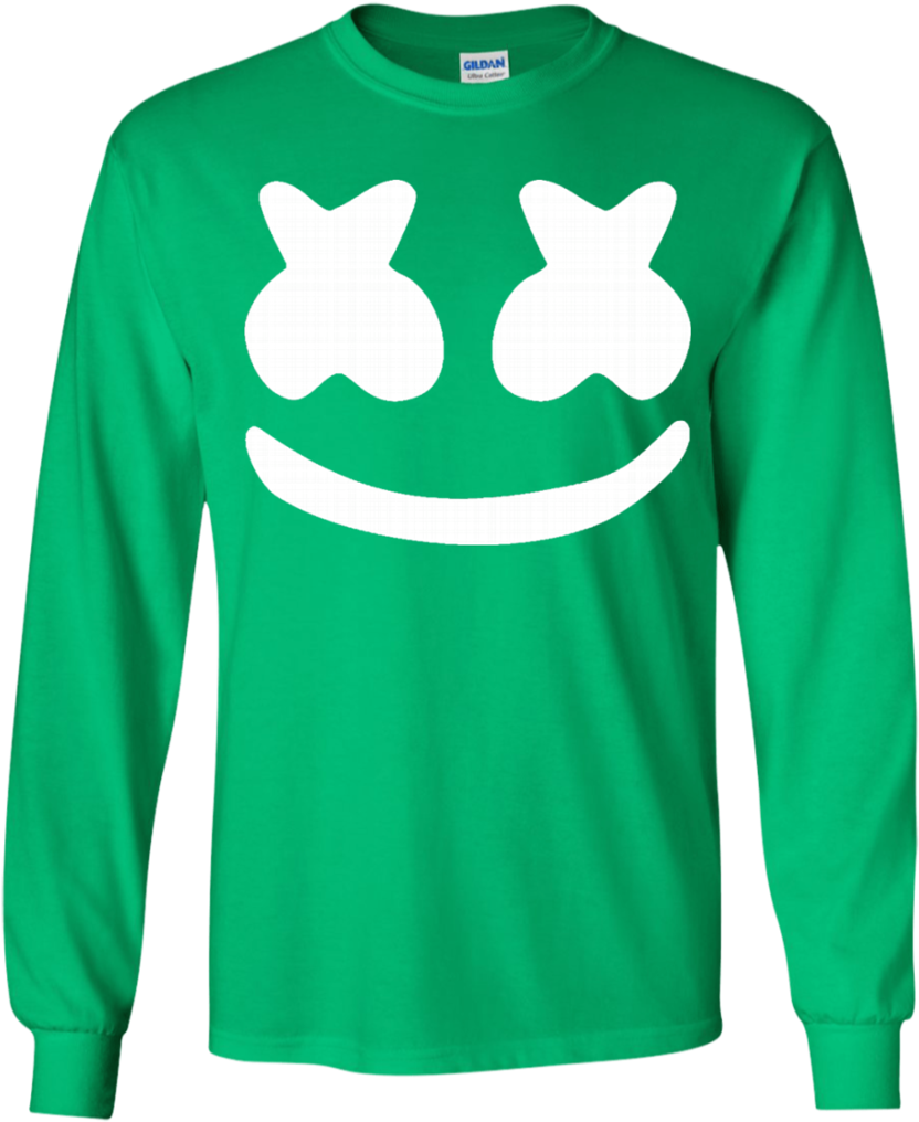 Marshmello Youth Ls T Shirt T Shirts - Flymn Marshmello Unisex Fashion Baseball Cap Adjustable (1024x1024), Png Download