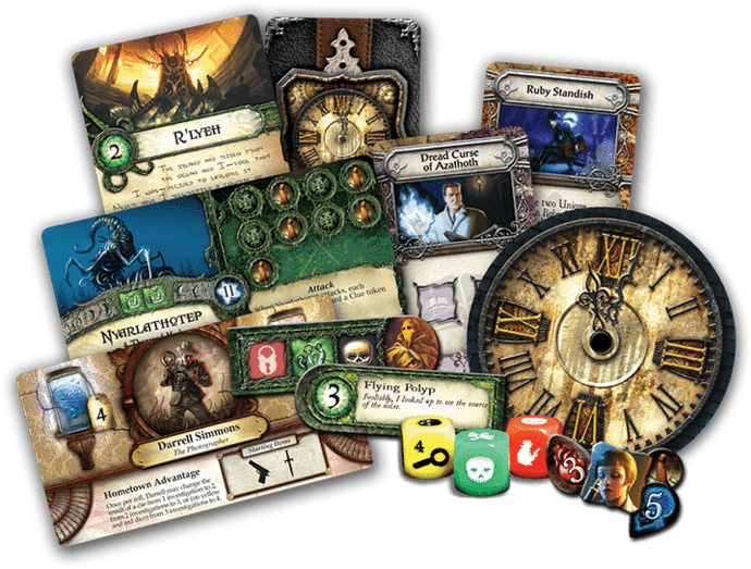 Elder Sign Adventure Mystery Horror Solo Cooperative (690x523), Png Download