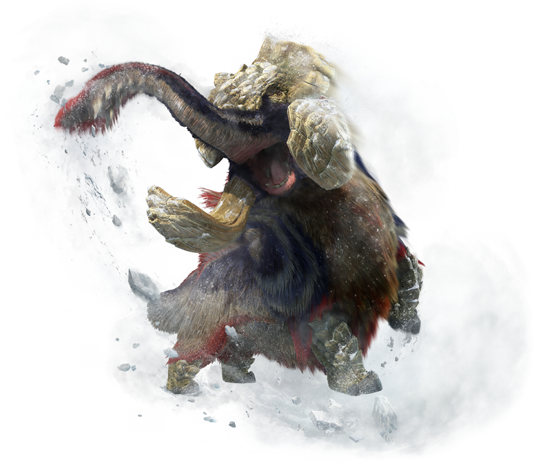 Gammoth - Monster Hunter World Gammoth (775x676), Png Download