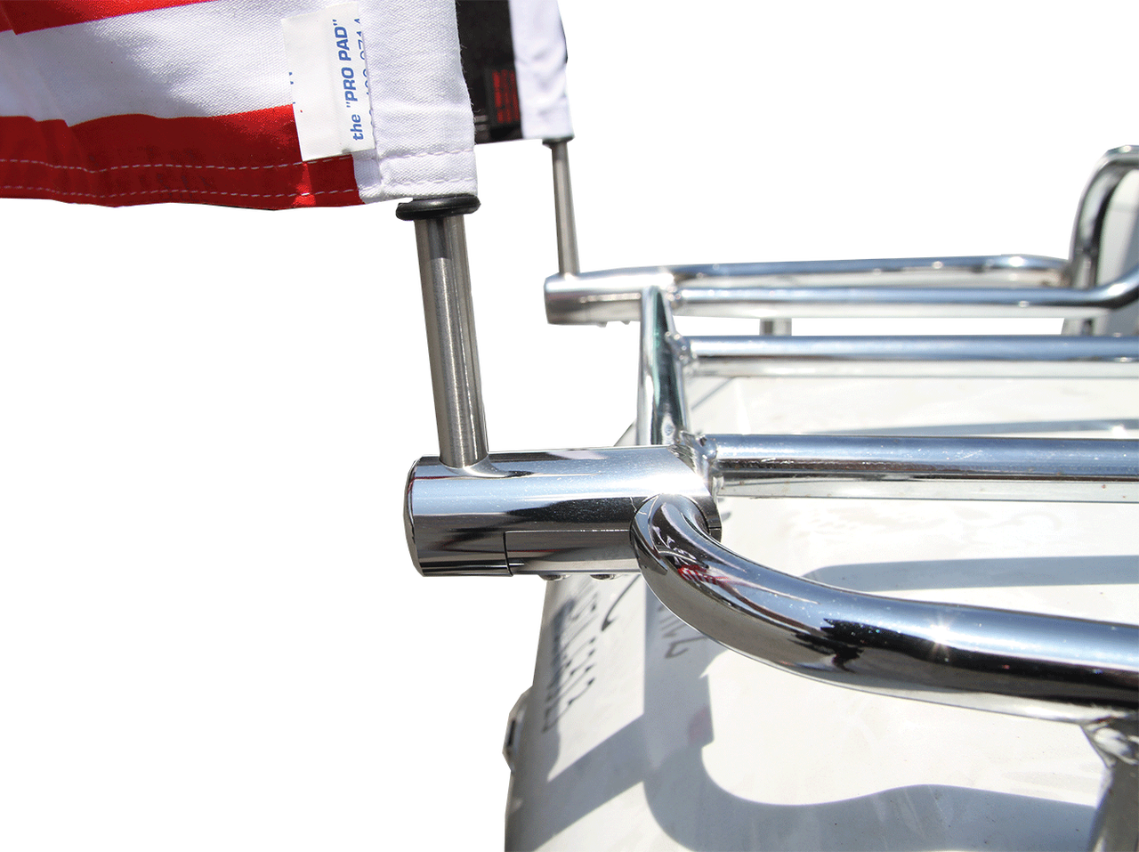 Extended Style Luggage Rack 1/2" Flag Mount - Pro Pad Rfm-rdhb1215 Extended-style Luggage Rack 1/2in. (1280x957), Png Download