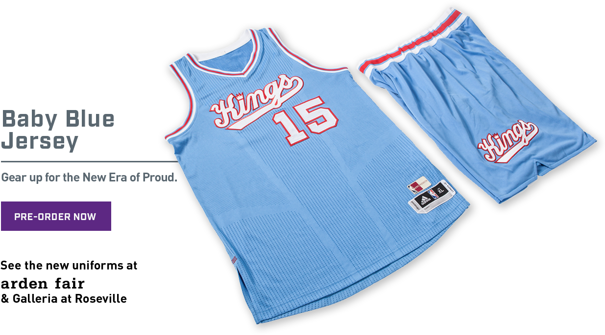 Sacramento Kings Baby Blue Jersey - Sconto Sacramento Kings #8 Rudy Gay 1985-1986 Blue (1246x728), Png Download