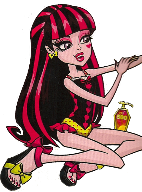 Hey Pessoal, Consegui Tempo Pra Voltar Com O Blog, - Slike Monster High Draculaura (468x702), Png Download
