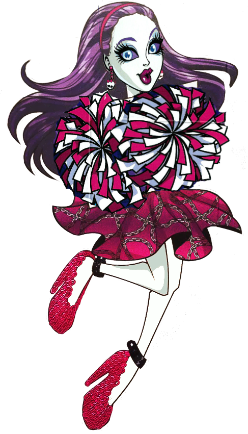 Image Profile Art Gs Spectra Png Monster High Wiki - Monster High (487x851), Png Download