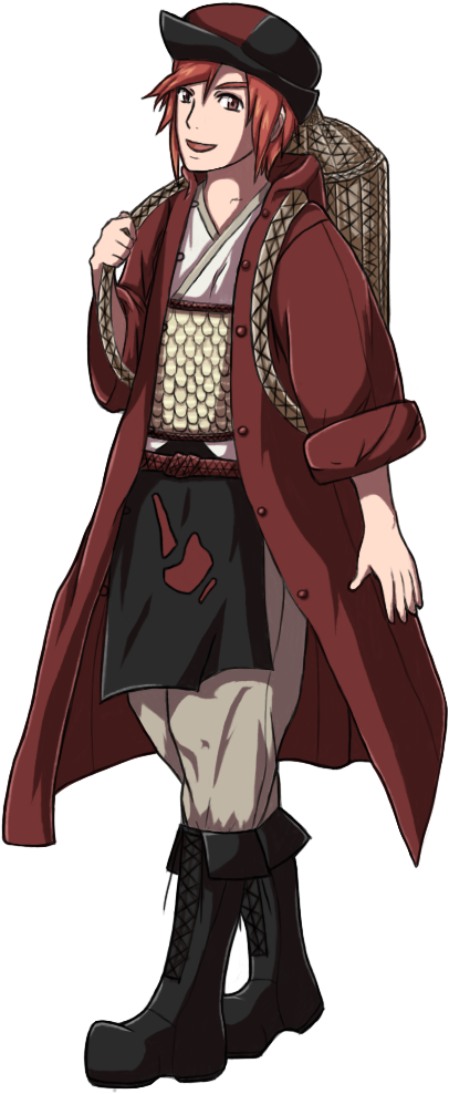 Merchant Drawing Female Image Freeuse Download - Merchant Anime Png (453x1022), Png Download