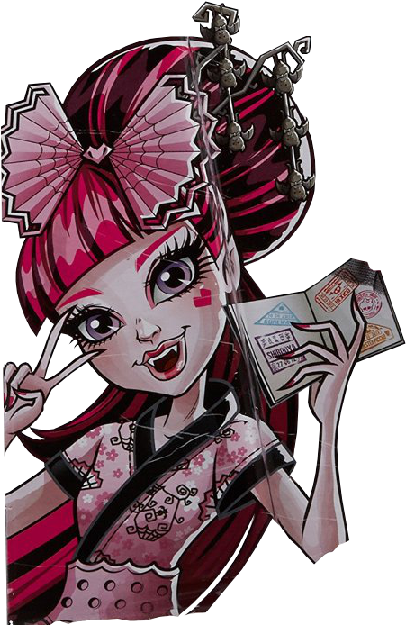 Hoje Trago-vos 2 Pngs Da Linha Exchange - Monster High Monster Exchange Draculaura (cdc35) (500x700), Png Download