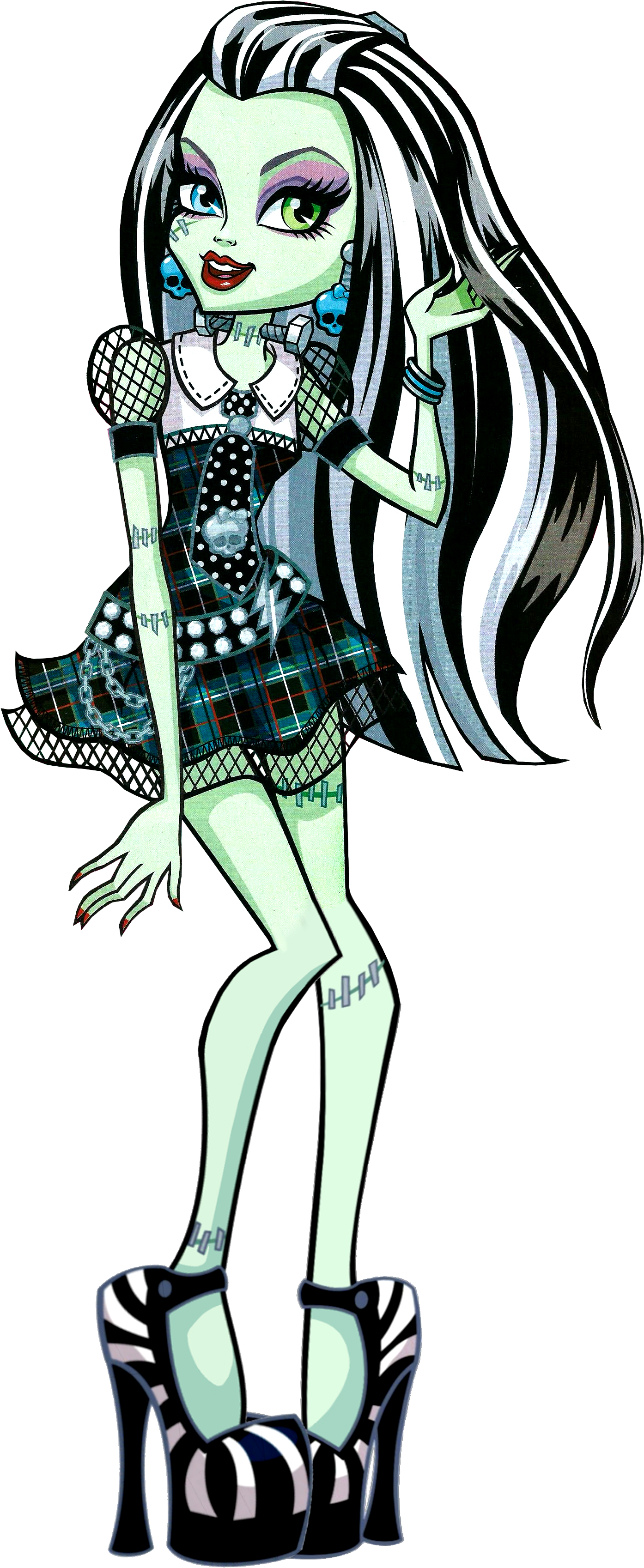 A Imprimer, Contenus Gratuits À Imprimer, Deguisement - Frankie Stein De Monster High (1561x3489), Png Download
