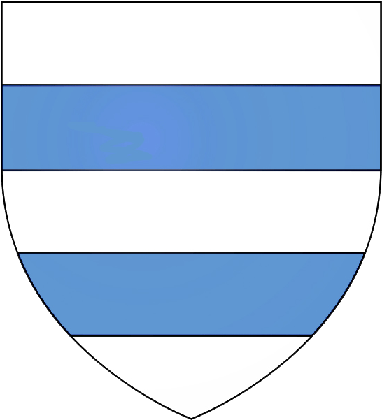 Deux Fasces - D Argent A Deux Fasces D Azur (556x608), Png Download