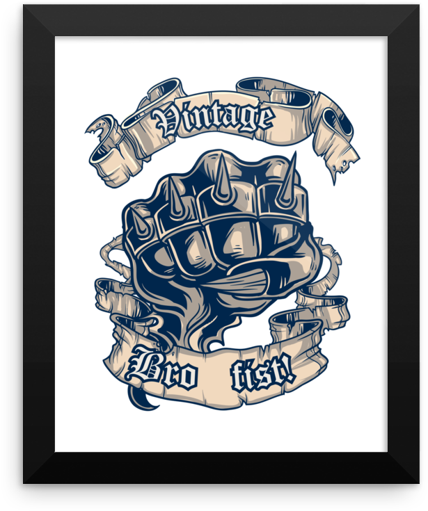 Next - Vintage Bro Fist (1000x1000), Png Download