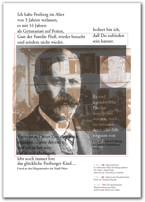 Sigmund Freud Almanache - Poster (1110x1010), Png Download